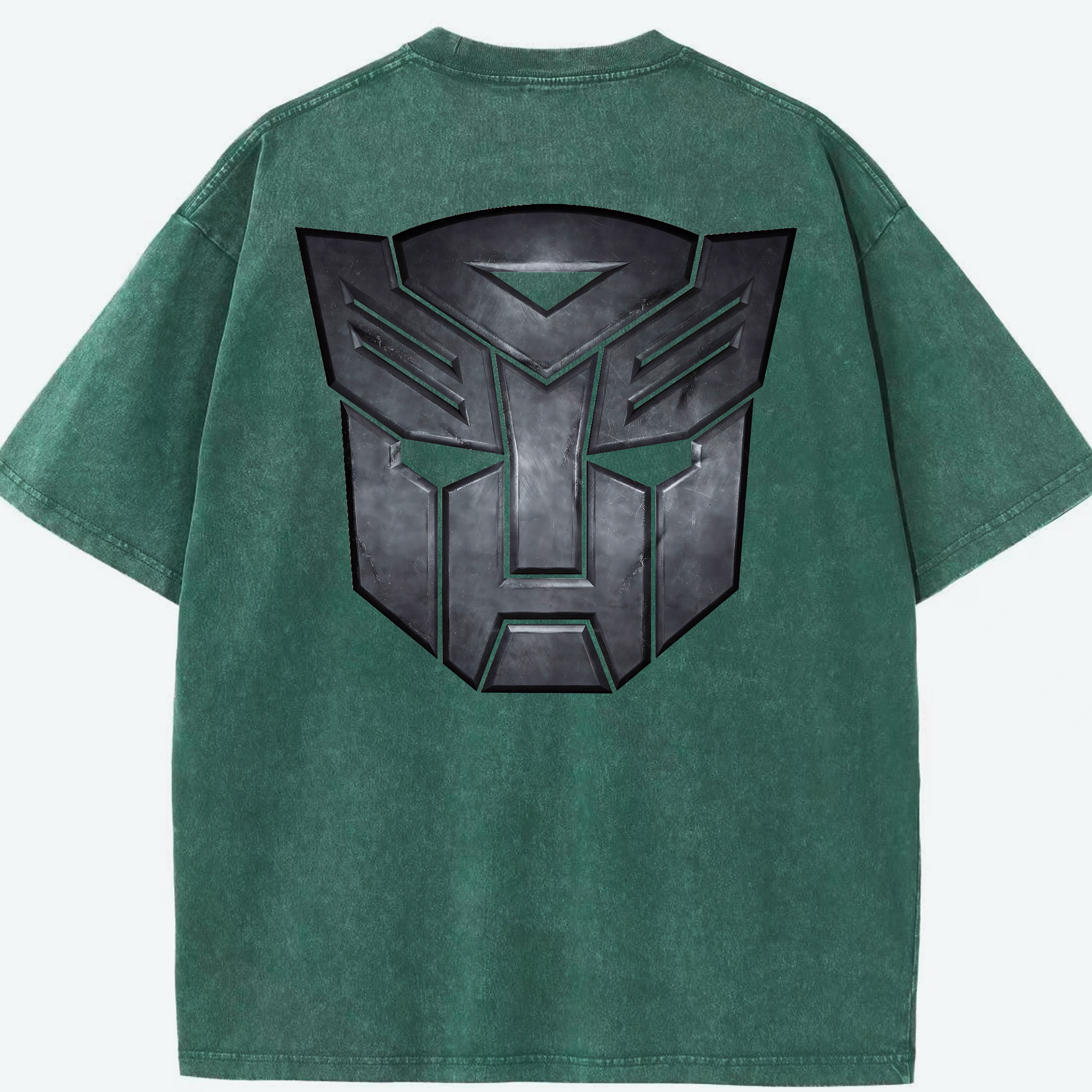 （画像用） Transformers トランスフォーマー 綿100% ヴィンテージ風 半袖Tシャツ（背面プリント）